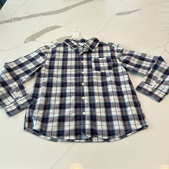 Gymboree Boys Button Down Long Sleeve Shirt. NWTs. Large 10-12. Beautiful Shirt - Picture 1 of 3